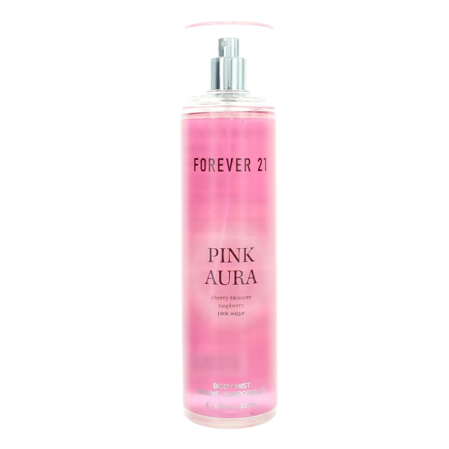 Forever 21 Pink Aura Body Spray Mist | Lightweight & Flirty Everyday Scent | Sweet Body Spray with Cherry Blossom Top Notes, Raspberry and Pink Sugar Beauty & Personal Care Forever 21