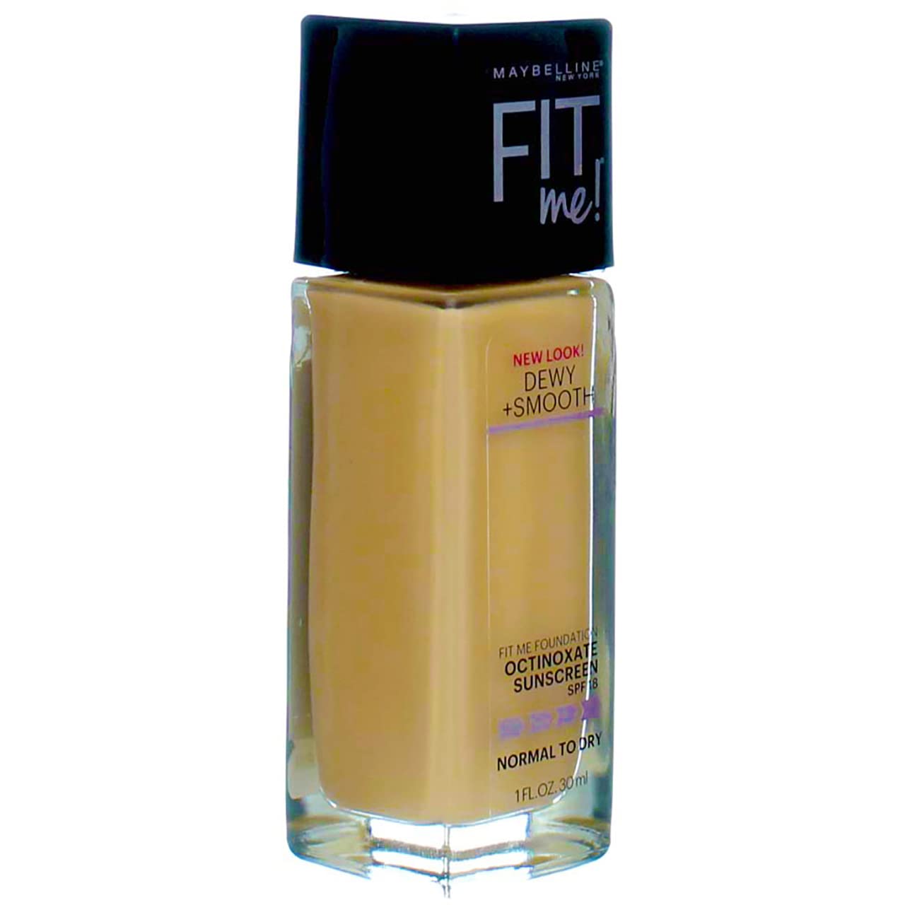 Maybelline New York Fit Me! Liquid SPF 18 Foundation, Buff Beige 130 Beauty & Personal Care MAYBELLINE