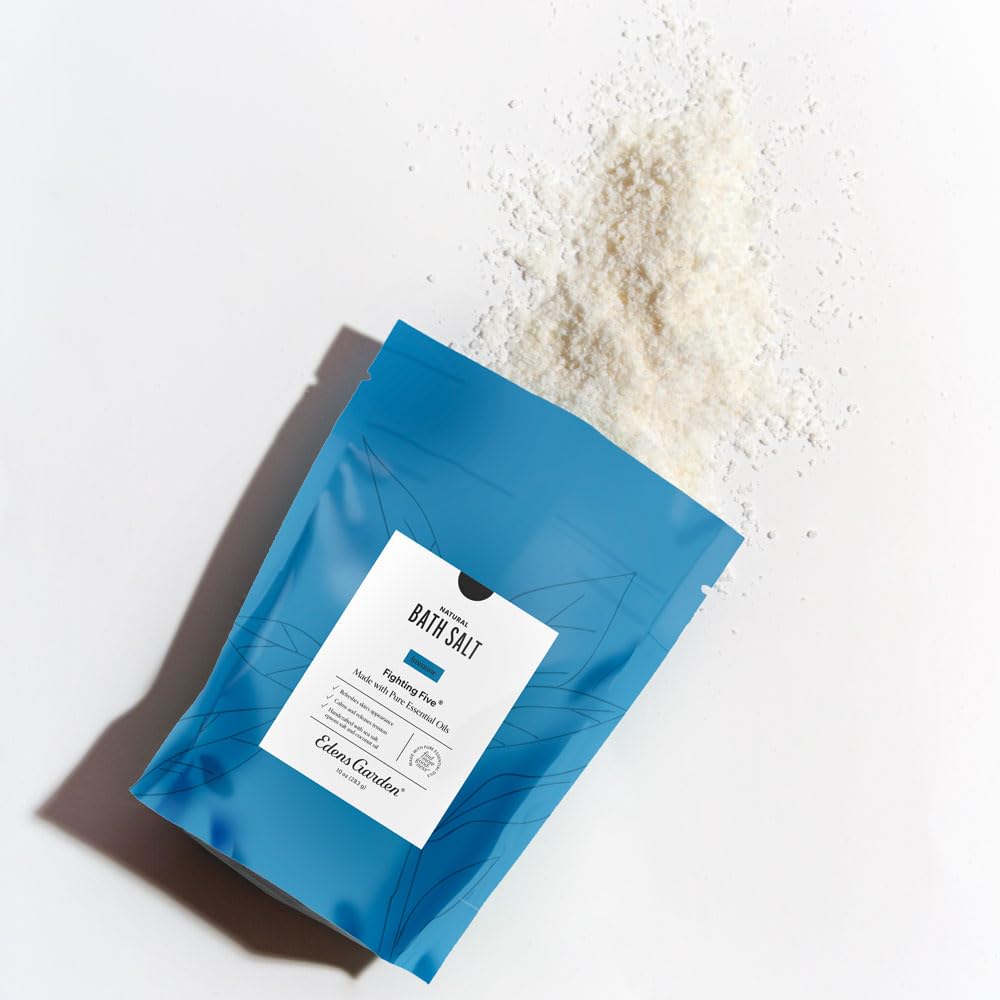 Edens Garden Fighting Bath Salt Soak - Immunity Blend with Pure Essential Oils, Epsom & Dead Sea Salt with Magnesium - Natural Relief, Wellness Beauty and Personal Care Edens Garden