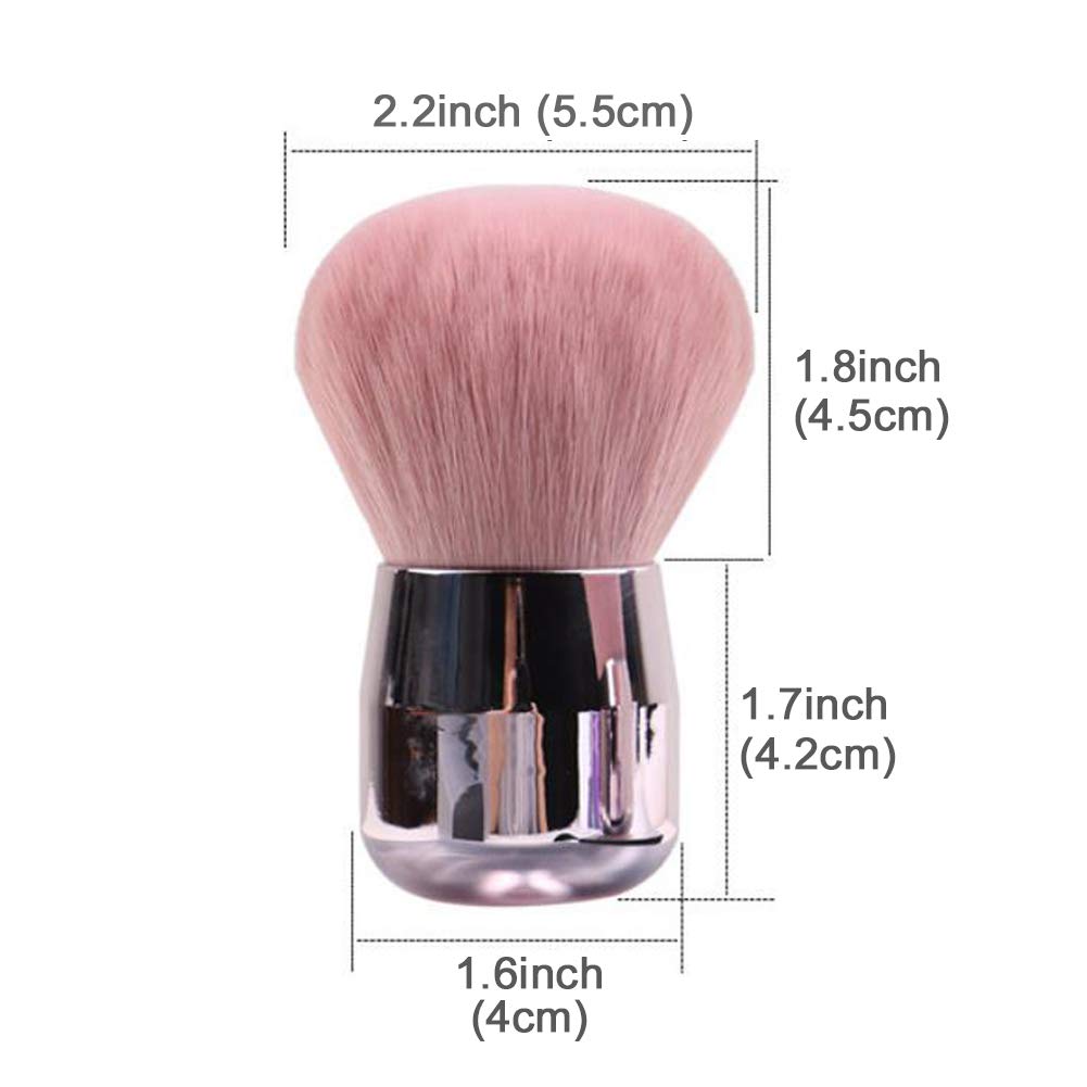 JOSALINAS Kabuki Foundation Makeup Brushes Round Top for Face Blusher Liquid Powder Blend and Contour Tool and Mineral BB Cream, Round Beauty & Personal Care JOSALINAS