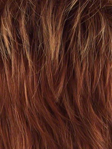 Trendy Do Wavy Hair Wrap Color R28S Glazed Fire - Hairdo 5.5" - 13" Textured Alternating Lengths Elastic Band Tru2Life Synthetic Fiber Hairpiece Updo