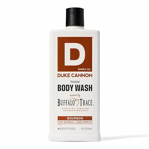 Duke Cannon Supply Co. Thick High Viscosity Body Wash - 3X Thicker, Cleansing Shower and Bath Gel, Mineral-Enriched Body Wash for Men - Big American Beauty & Personal Care Duke Cannon Supply Co.