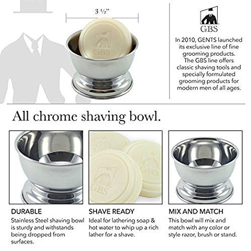 G.B.S Men’s Grooming Shaving Set 9 Pieces, Butterfly Razor, Bowl with Soap, Cologne, Synthetic Bristle Brush and Razor Chrome Stand Aftershave Shower Beauty and Personal Care G.B.S