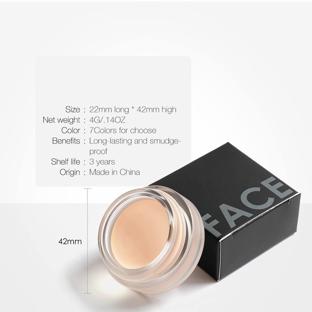 Semme Full Coverage Concealer Dark Circles Creamy Spot Correcting Concealer(#1) Beauty & Personal Care Semme