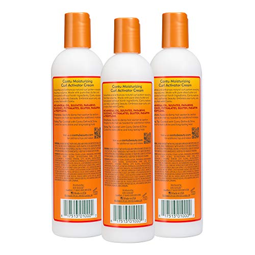Cantu Shea Butter for Natural Hair Moisturizing Curl Activator Cream, 36 Ounce, 3-pack Beauty & Personal Care Cantu