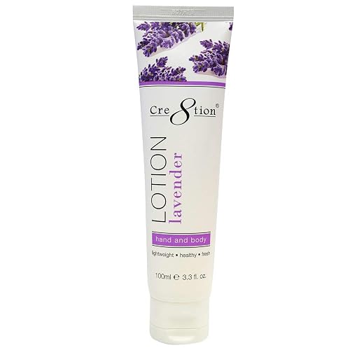 Cre8tion Spa Hand & Body Lotion Nourishing Skin Lotion Moisturizer From Dryness and Flaking 100 ml/fl. 3.3 oz (Lavender) Beauty & Personal Care Cre8tion