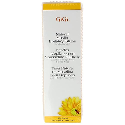 GiGi Natural Muslin Epilating Strips Large (3" x 9") 100 Strips Beauty & Personal Care GIGI