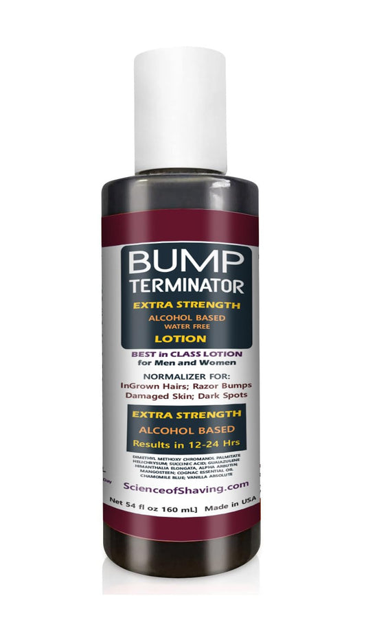 BUMP Terminator EXTRA STRENGTH, Fast Acting, Alcohol BASED, Water Free Anti Razor Bumps, Ingrown Hair, Skin Treatment for Face, Neck, Bikini Area Beauty and Personal Care BREEJ