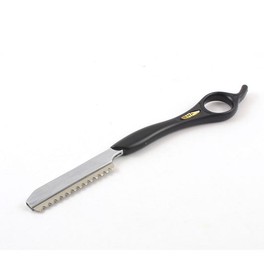 Ruilogod Black Plastic Handle Metal Blade Hairdressing Razor Beard Trimmer Remover (id: 254 ab9 064 ec0 674 Beauty and Personal Care Ruilogod
