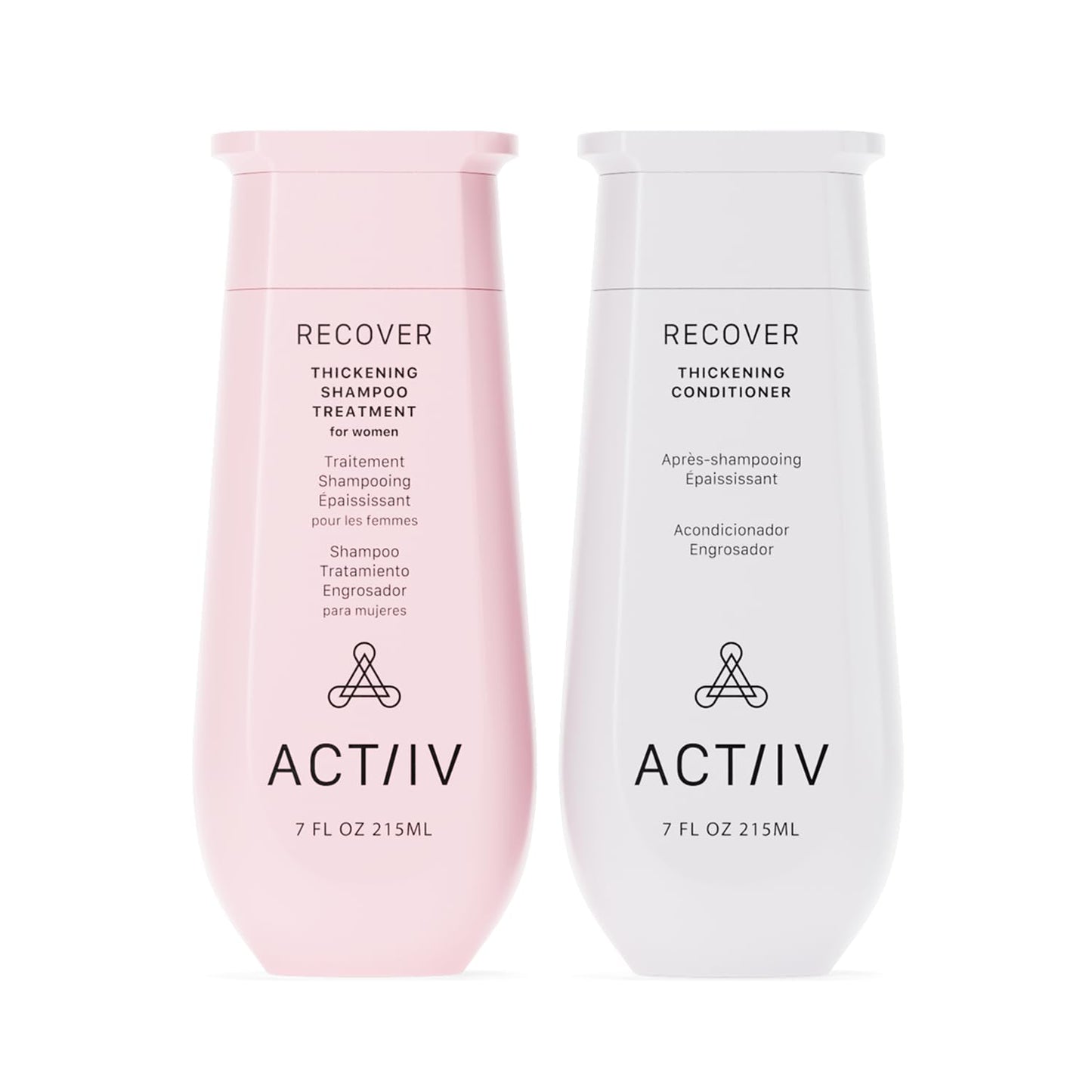 ACTIIV Recover Thickening Shampoo & Conditioner Bundle for Women (7 oz Each) - For Fine & Thinning Hair, Supports Fuller, Thicker-Looking Hair & Scalp Beauty & Personal Care ACTIIV
