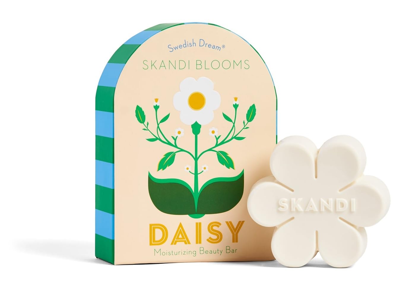Kalastyle Swedish Dream SKANDI BLOOMS DAISY Bar Soap | Moisturizing Beauty Bar | Made with Sunflower Lechithin | Vegan and Cruelty-Free | 4.28 ounces Beauty & Personal Care Kalastyle