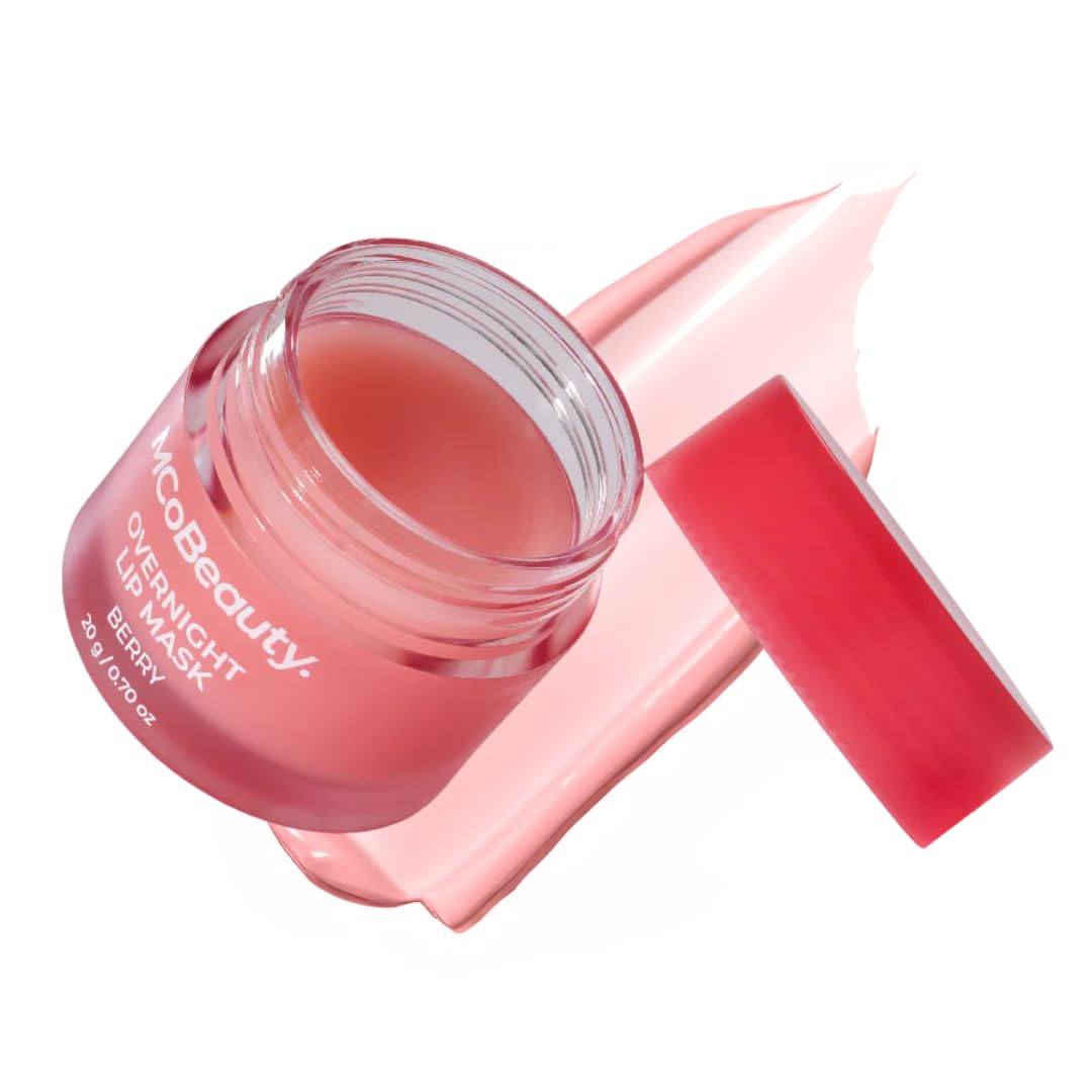 MCoBeauty Double Duty Lip Mask - Berry Hydrating Overnight Balm Beauty and Personal Care MCoBeauty