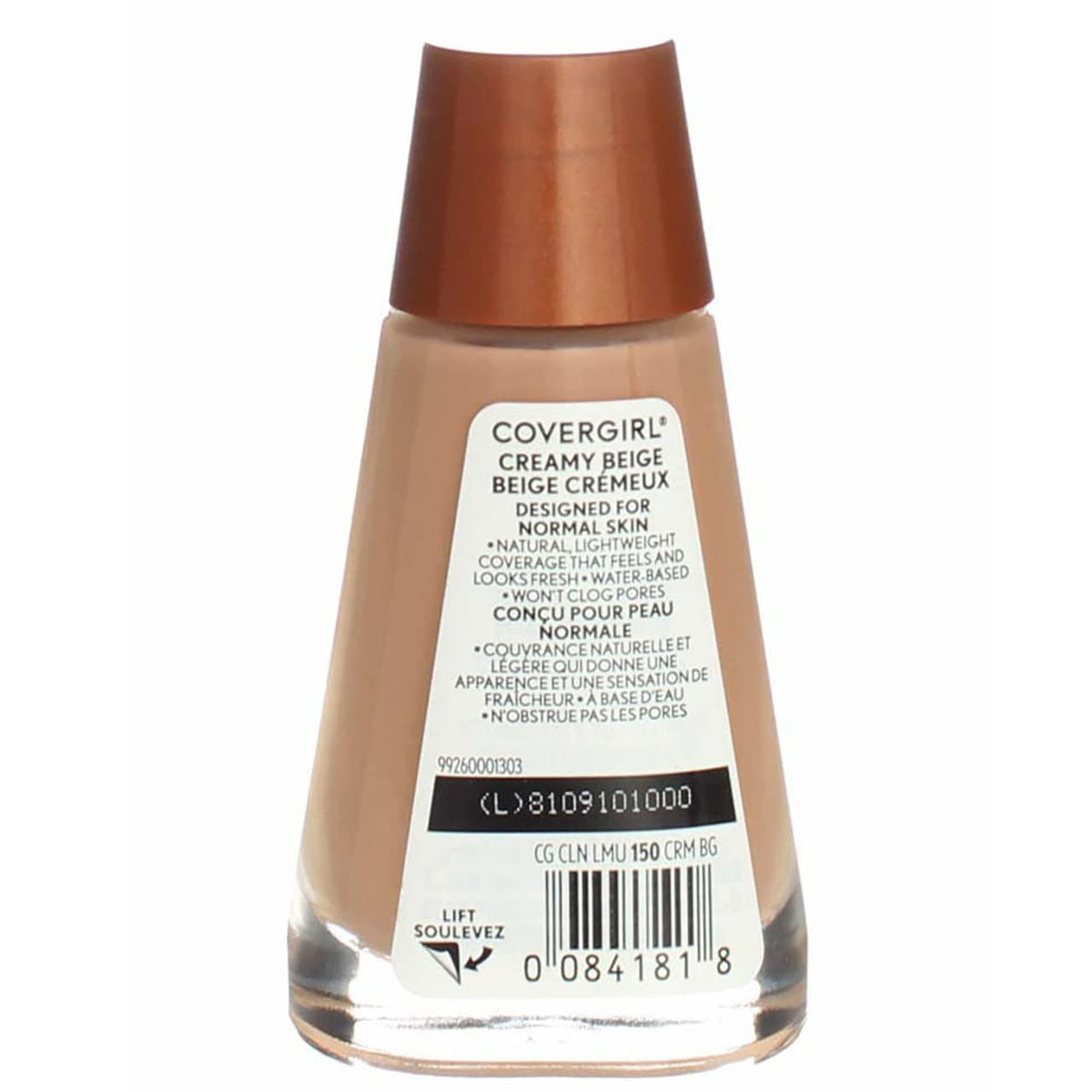 CoverGirl Clean Liquid Makeup, Creamy Beige [150], 1 oz (Pack of 4) Beauty & Personal Care COVERGIRL