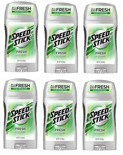 Mennen Speed Stick Deodorant for Men, Fresh, 3 Oz, Pack of 6 Beauty and Personal Care Mennen