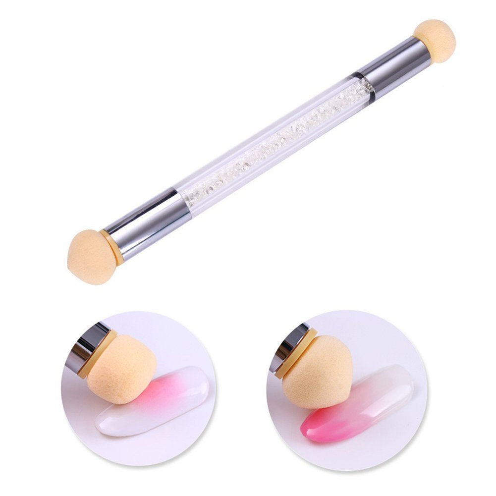 WOKOTO 3Pcs Nail Gradient Sponges Brush Pens Kit With Double Head Nail Sponge Pen Nail Gradient Brushes 3 Different Ombre Brushes For Gel Nails Beauty & Personal Care WOKOTO