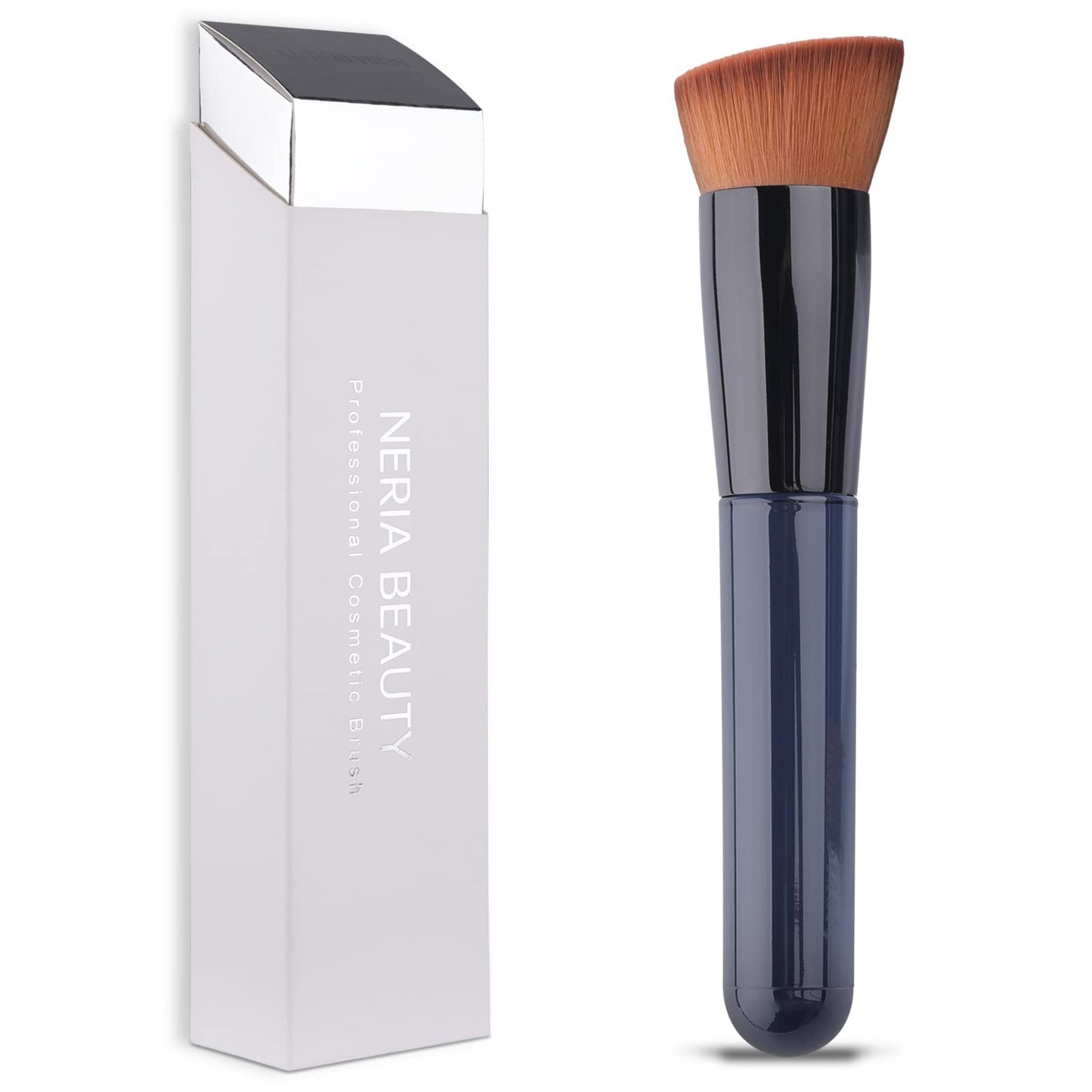 Foundation Brush, Flat Top Kabuki Foundation Brush for Liquid Makeup, Cream, Powder, Travel Size Face Foundation Blending Makeup Brushes (131)… Beauty & Personal Care EVRCHGIEA