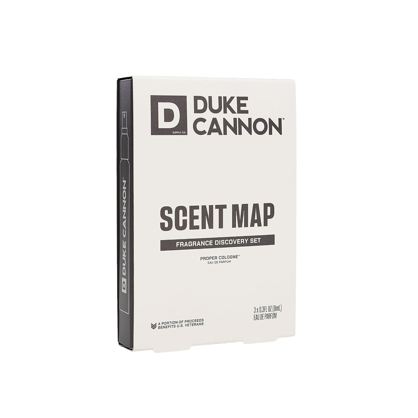 Duke Cannon Supply Co. Proper Cologne Sampler Discovery Set - (3 Pack) 0.3 fl oz - Eau de Parfum Cologne for Men - Sawtooth, Seawolf + Palomino Scents Beauty & Personal Care Duke Cannon Supply Co.