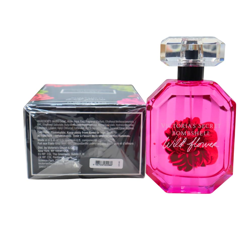 Victoria's Secret Bombshell Wild Flower Eau De Parfum Spray,3.40 Fl Oz (Pack of 1) Beauty & Personal Care Victoria's Secret