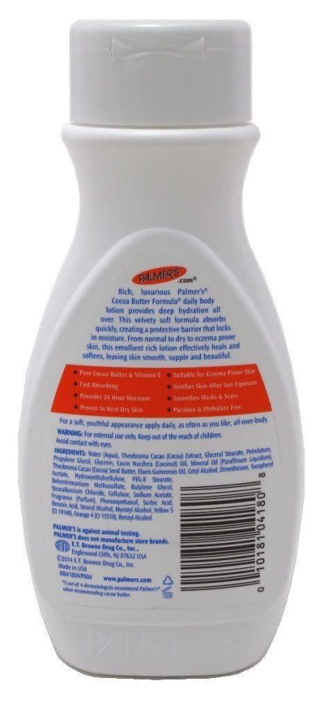 Palmers Cocoa Butter Lotion 8.5 Ounce With Vitamin-E (251ml) (2 Pack) Beauty & Personal Care Palmer's