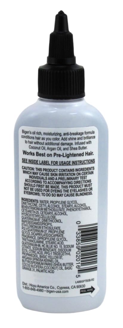 Bigen Semi-Permanent Haircolor #Tb3 Turquoise Blue 3 Ounce (88ml) (3 Pack) Beauty & Personal Care Bigen