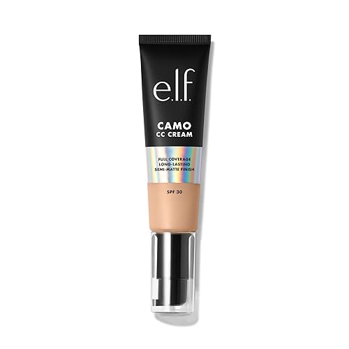 e.l.f. Camo CC Cream, Color Correcting Full Coverage Foundation with SPF 30, Light 210 N, 1.05 Oz Beauty & Personal Care e.l.f.