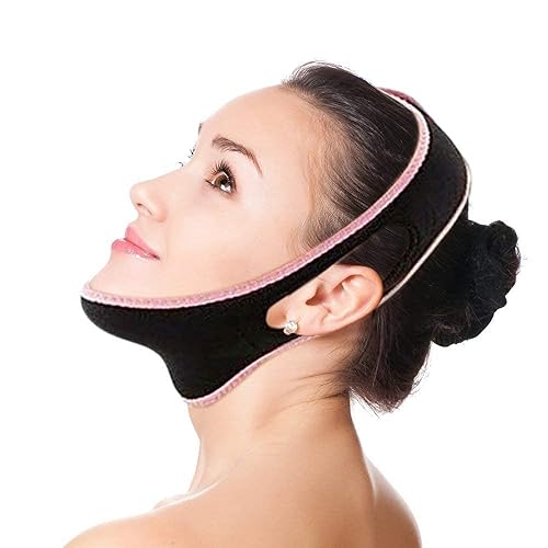 V Line Face Slimming Mask Chin Lifting Belt Sagging Skin Double Chin Reducer Face Lift V Shaped Contour Tightening Strap Reusable Anti-Wrinkle Chin Up Beauty & Personal Care Alayna