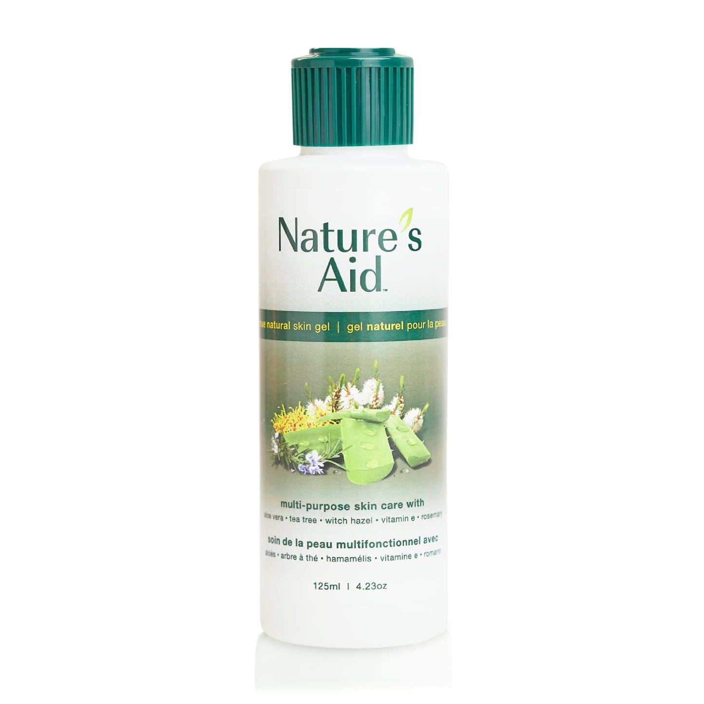 Natures Aid Original Skin Gel 125ml Award-Winning Multipurpose Formula Featuring Aloe Vera Gel Extract - 3X Factor. Works for After Sun Care, Dry Beauty & Personal Care Natures Aid