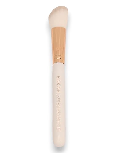 F.A.R.A.H Professional Pro Precision Luxurious Blender Brush 30F - Premium Makeup Brushes (White) Beauty & Personal Care F.A.R.A.H