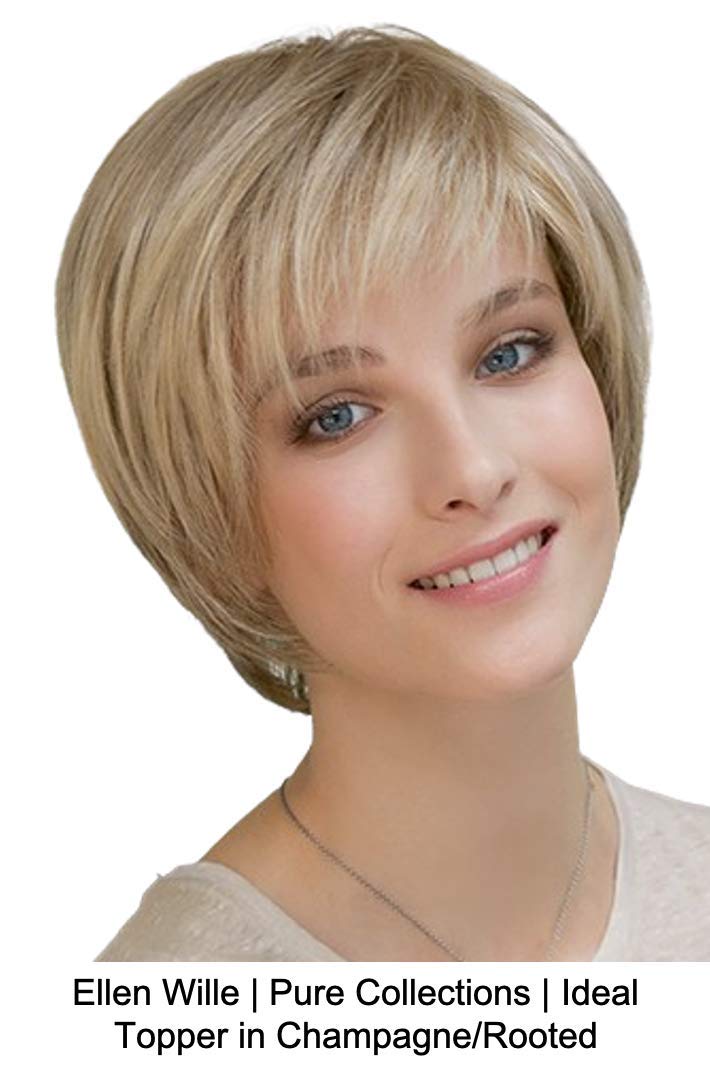 IDEAL Human Hair Top Piece by Ellen Wille, 5PC Bundle: Top Piece, 4oz Mara Ray ProSmooth Shampoo, Conditioner, The One Leave In Hair Mask, and 19 Page Beauty & Personal Care Belle of Hope Mara Ray