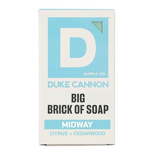 Duke Cannon Supply Co. Extra Large Bar Soap - Men's Natural Soap with Masculine Scents - Citrus + Cederwood - Made in the USA with domestic & globally Beauty & Personal Care Duke Cannon Supply Co.