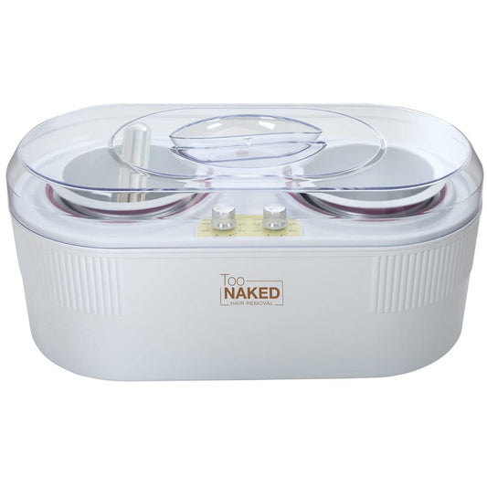 TOO NAKED HAIR REMOVAL Premium Double Wax Warmer, Dual Hair Removal Paraffin Wax Warmer with Adjustable Temperature Controls Beauty and Personal Care TOO NAKED HAIR REMOVAL
