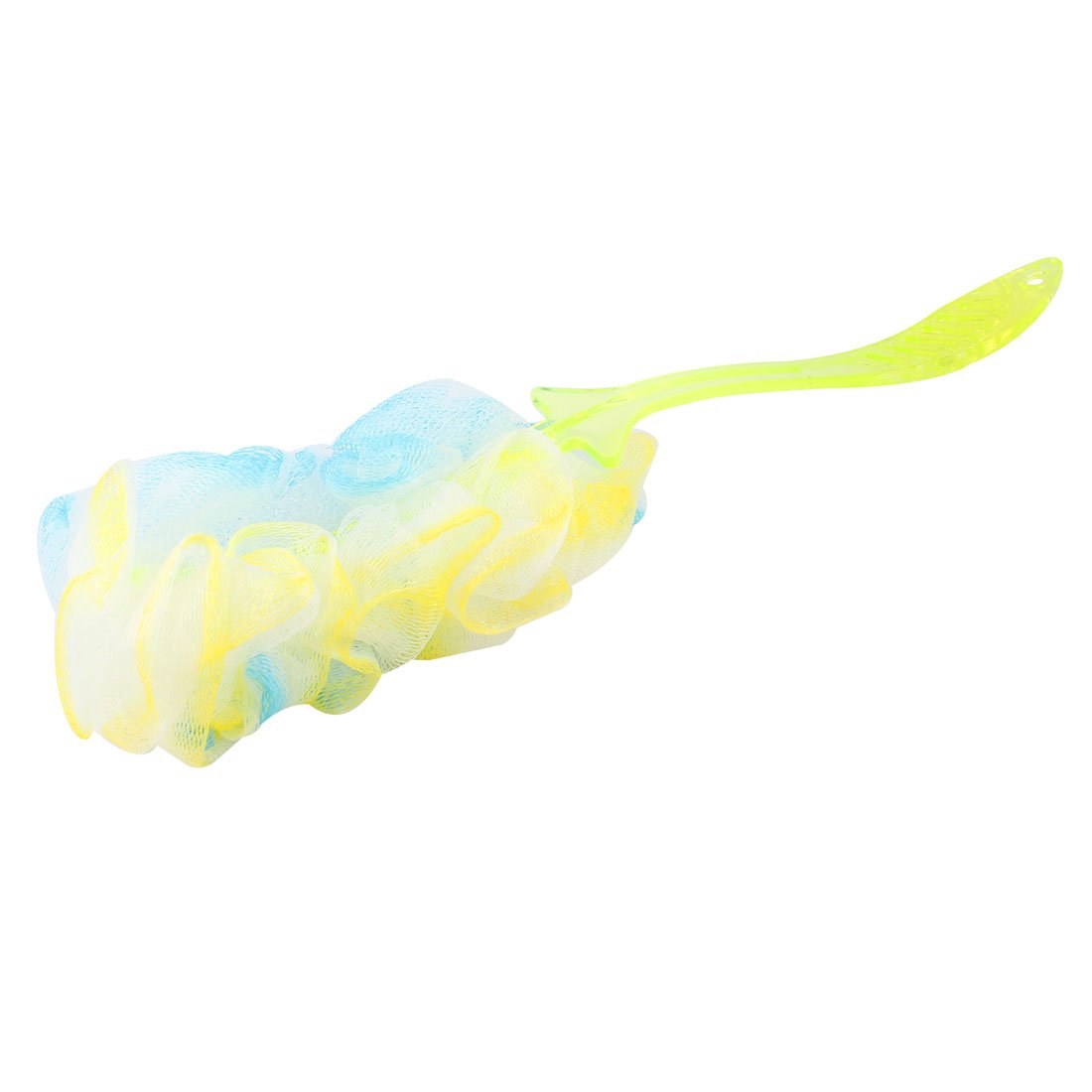 Ruilogod Plastic Handle Bathroom Mesh Design Bathing Brush Back Scrubber Green Blue (id: 2ee 8c7 a6a 7e7 2bf Beauty and Personal Care Ruilogod