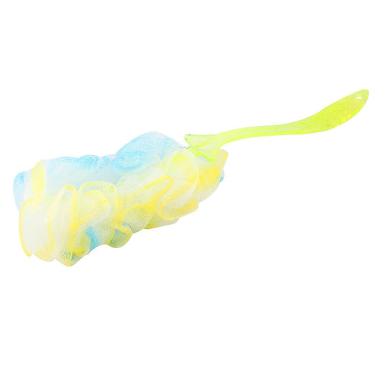 Ruilogod Plastic Handle Bathroom Mesh Design Bathing Brush Back Scrubber Green Blue (id: 2ee 8c7 a6a 7e7 2bf Beauty and Personal Care Ruilogod