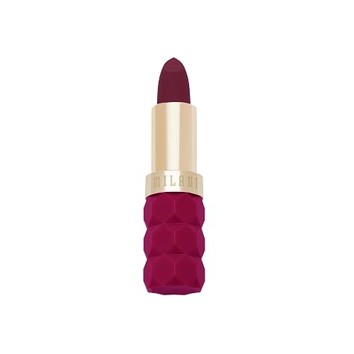 Milani Color Fetish Matte Lipstick, Hydrating Velvet Finish, Full Coverage Long Lasting, Moisturizing Cream Lip Color with Hyaluronic Acid, 0.14 oz, Beauty & Personal Care Milani