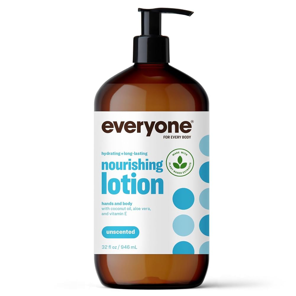 Everyone 2-in-1 Lotion for Hands/Body, 32 ounce (Pack of 1) Unscented made for Men and Women Beauty & Personal Care everyone for every body