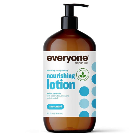 Everyone 2-in-1 Lotion for Hands/Body, 32 ounce (Pack of 1) Unscented made for Men and Women Beauty & Personal Care everyone for every body
