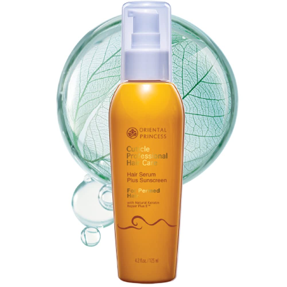 Oriental Princess Cuticle Professional Hair Care Hair Serum Plus Sunscreen for Permed Hair 125 ML. Beauty & Personal Care Oriental Princess