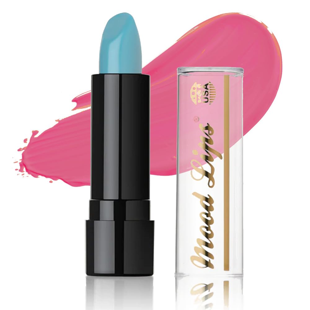 Mood Lips Color Changing Lipstick | Long Lasting Lip Stain Effect | 12 Hour Wear | Magic pH Tint | Aloe Vera Hydrating & Moisturizing | Made in USA | Beauty & Personal Care Mood Lips