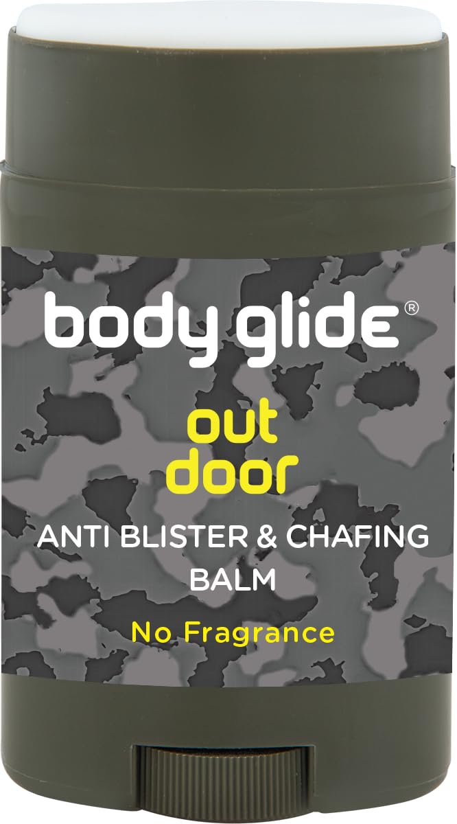 Body Glide Outdoor Anti Chafe Balm 1.5oz: Fragrance free anti chafing stick trusted in basic training, endurance sports & everyday life. Use on neck Beauty and Personal Care BodyGlide Default Title