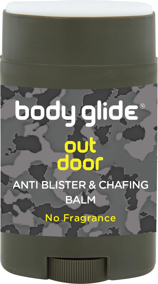 Body Glide Outdoor Anti Chafe Balm 1.5oz: Fragrance free anti chafing stick trusted in basic training, endurance sports & everyday life. Use on neck Beauty and Personal Care BodyGlide Default Title