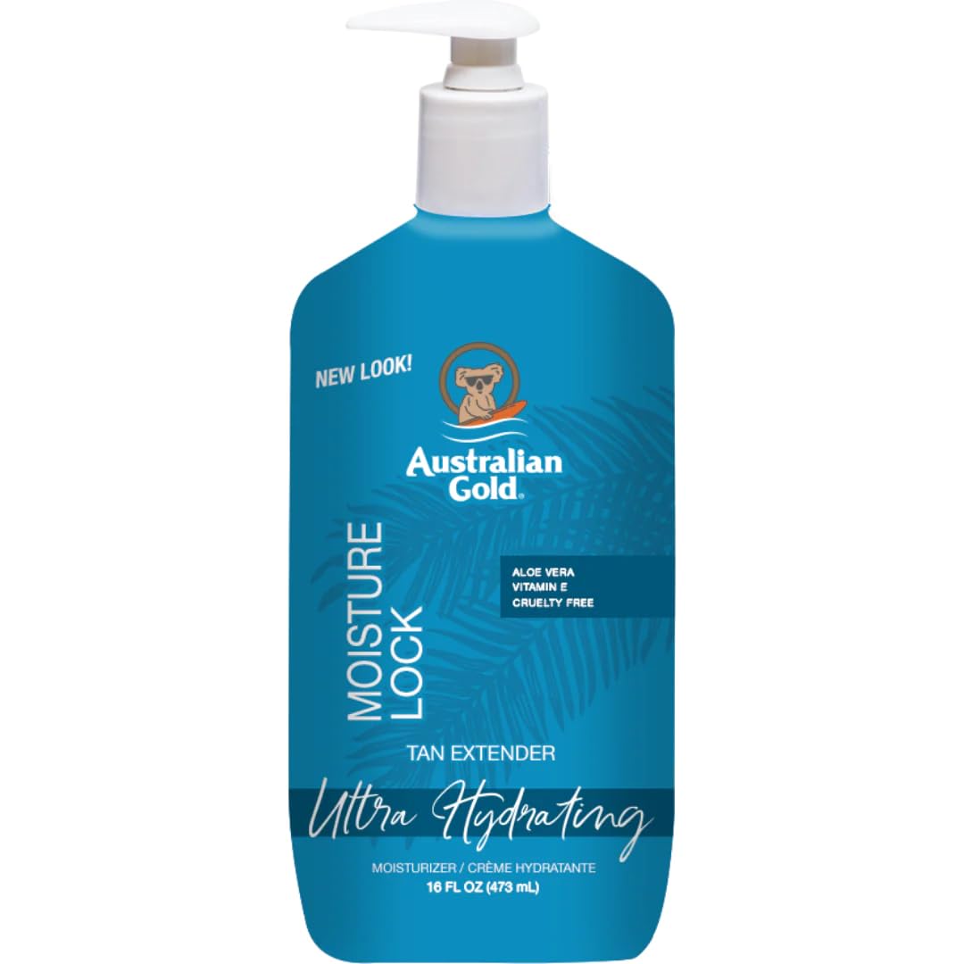 Australian Gold Moist Lock Tan Extender 16 Ounce Pump (Pack of 2) Beauty & Personal Care Australian Gold