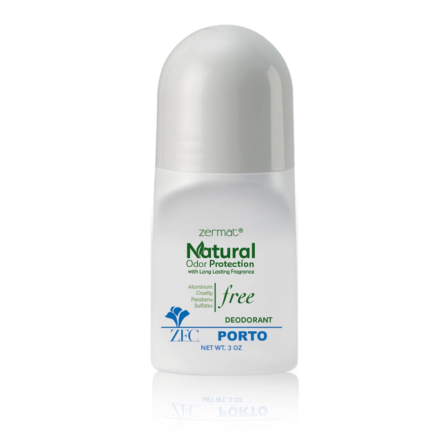 Zermat Zentimento Porto, Natural Roll-On Deodorant, 3 Oz. Beauty and Personal Care Zermat