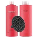 Invigo Brilliance Shampoo & Conditioner 1 Liter Duo Set + M Hair Designs Scalp Brush - Color-Safe, Shine-Enhancing, Sulfate-Free Hair Care for Normal Beauty & Personal Care M Hair Designs