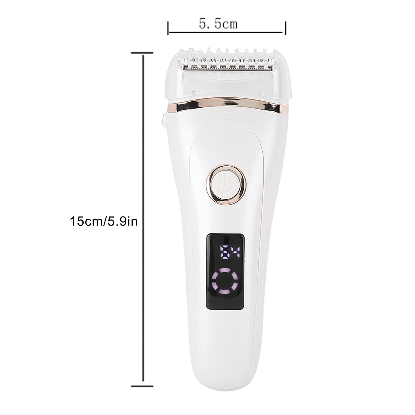 MUNEFE Women Electric Shaver, USB Rechargeable Women Electric Shaver, 3 in 1 Electric Shaver for Nose Face Body Leg Bikini Arm Hair Beauty and Personal Care MUNEFE