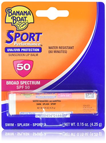 Banana Boat Spf#50 Sport Lip Balm 0.15 Ounce (4.4ml) (3 Pack) Beauty & Personal Care Banana Boat