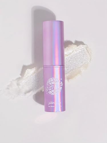 The Shimmee Stick- All-Clean Body Glitter Balm (Disco - Silver Iridescent Hue) Beauty & Personal Care shimmee
