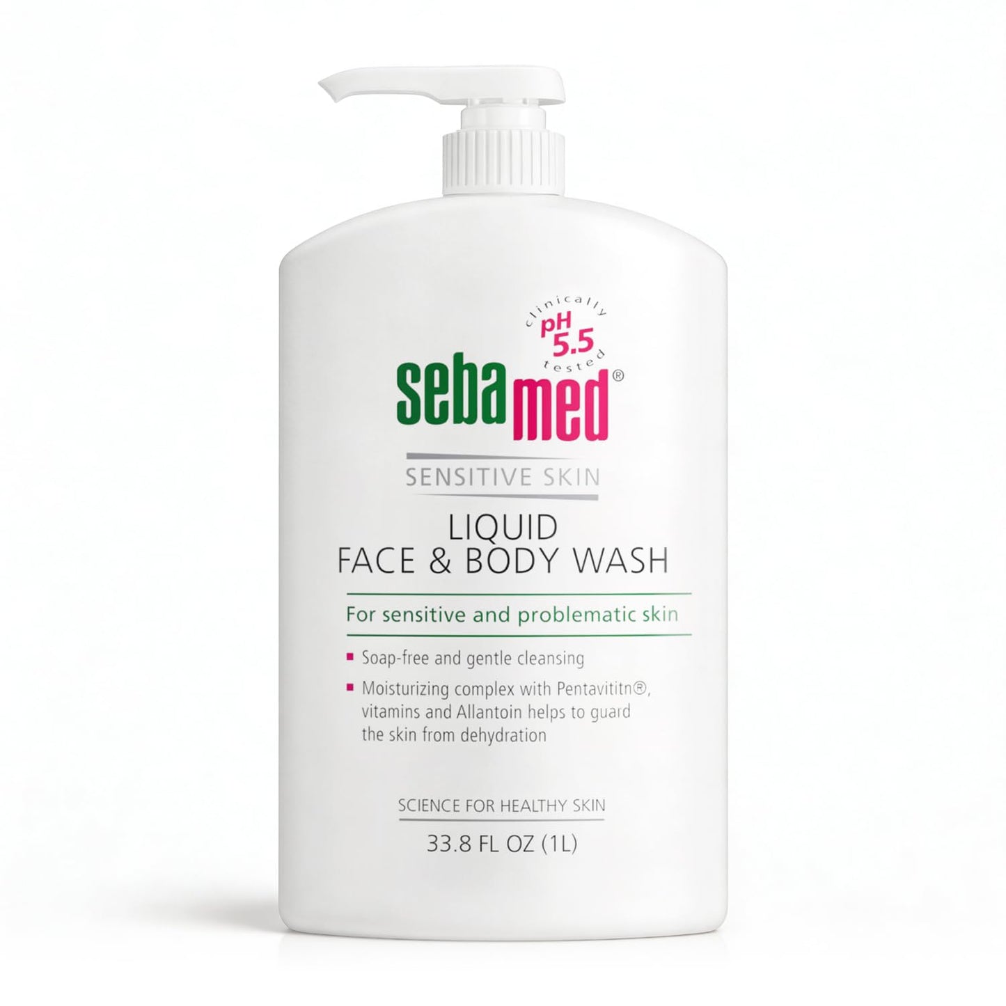 SEBAMED Sensitive Skin Face and Body Wash for Women and Men, pH 5.5, Mild Gentle Hydrating Cleanser, Hypoallergenic Body Wash, Dermatologist Beauty & Personal Care SEBAMED