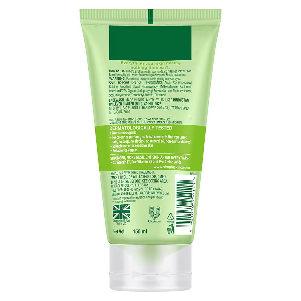 Simple Refreshing Facial Wash Gel, 5 Ounce Beauty & Personal Care Simple