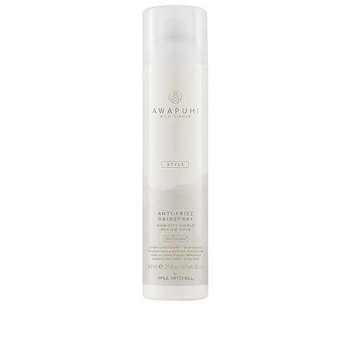 Awapuhi Wild Ginger by Paul Mitchell Anti-Frizz Hairspray, Humidity Shield, Medium Hold, For All Hair Types, 9.1 oz. Beauty & Personal Care Awapuhi Wild Ginger