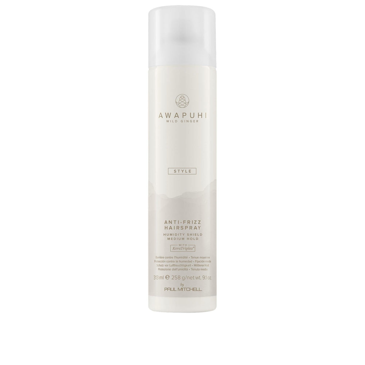 Awapuhi Wild Ginger by Paul Mitchell Anti-Frizz Hairspray, Humidity Shield, Medium Hold, For All Hair Types, 9.1 oz. Beauty & Personal Care Awapuhi Wild Ginger